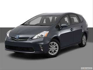 2012 Toyota Prius v Front angle medium view